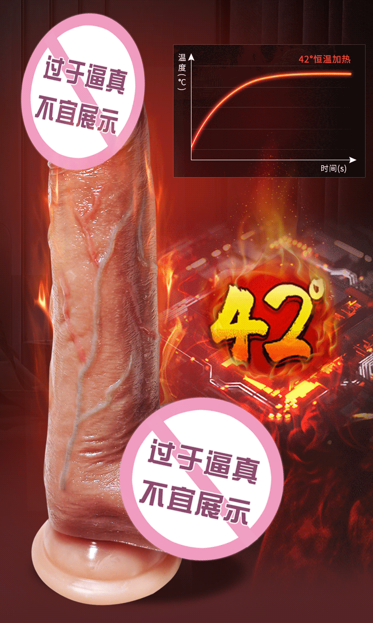 Jiuai Realistic Dildo Sex Machine with Soft Liquid Silicone, Automatic Self-Pleasure Device — detail image 25
