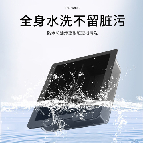 Suitable for Tesla model 3Y central control silicone storage box armrest box storage small ice box double-layer modification parts