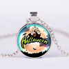 Retro ghost necklace suitable for men and women, suitable for import, halloween