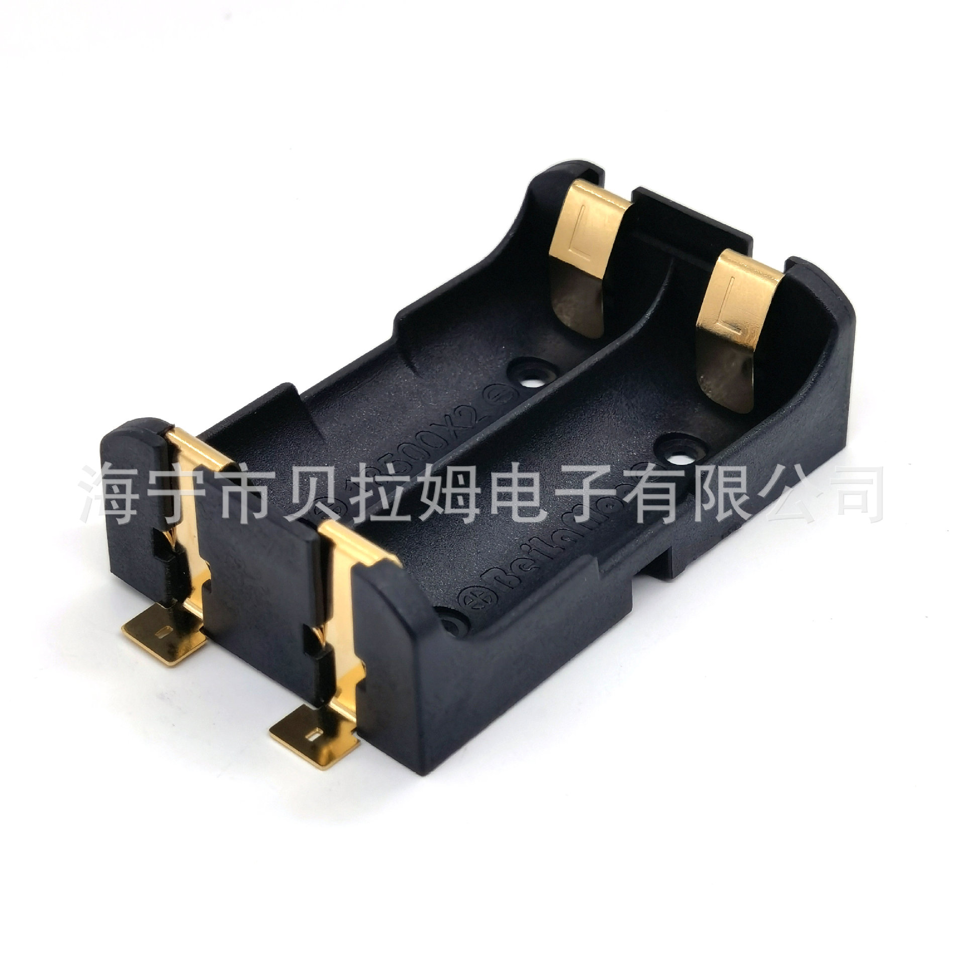 原厂18500二节双两节2节SMD、SMT尼龙防火表贴贴片电池盒