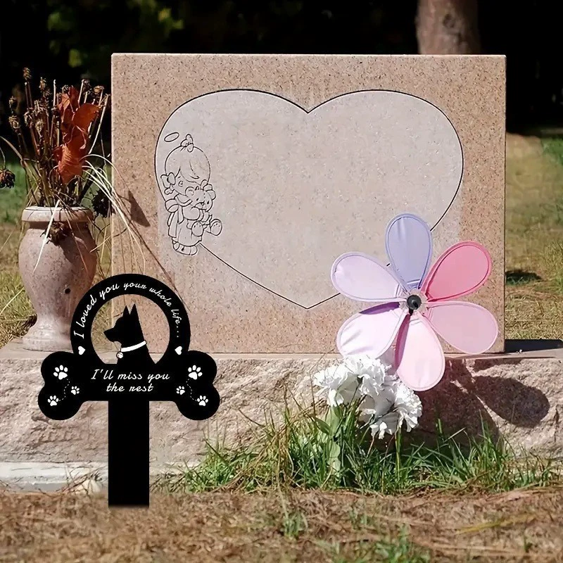 Мемориал для домашних животных, посвященный потерянным любимым животным, надгробие для кошек и собак, водонепроницаемые мемориальные украшения для кладбища