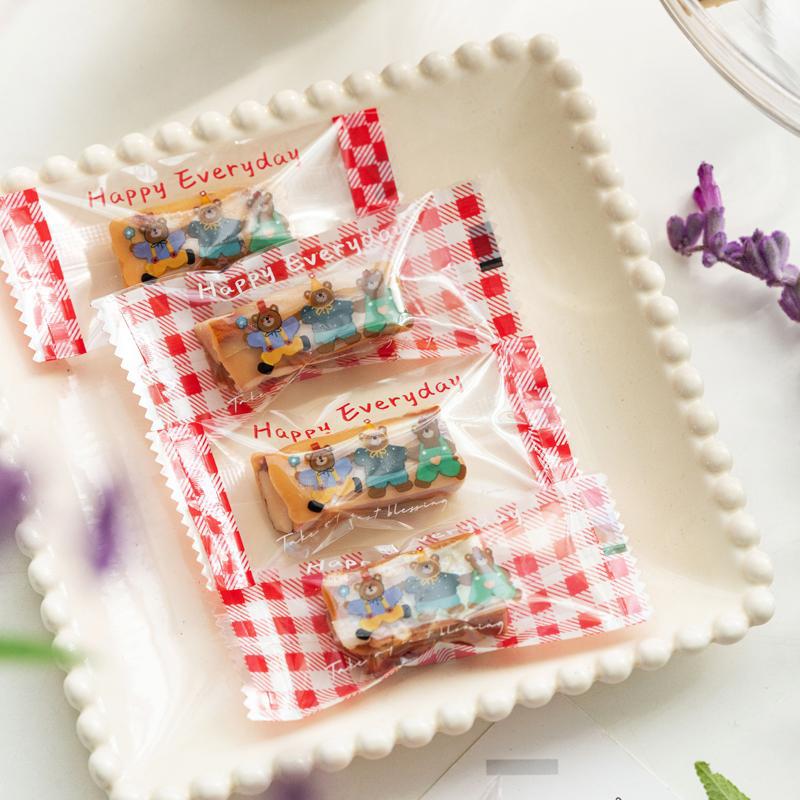 牛轧糖包装袋透明一次性机封袋子新年糖果袋子定