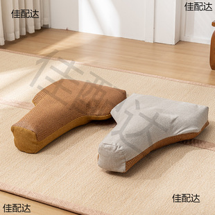 T-shaped Mat Double Plate Meditation T-shaped Mat Removable Double-sided Breathable Buckwheat Meditation Mat Meditation Futon