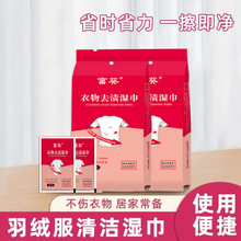 衣物去渍湿巾酒店应急免手洗清洁湿巾便携式去污湿巾外出应急湿巾