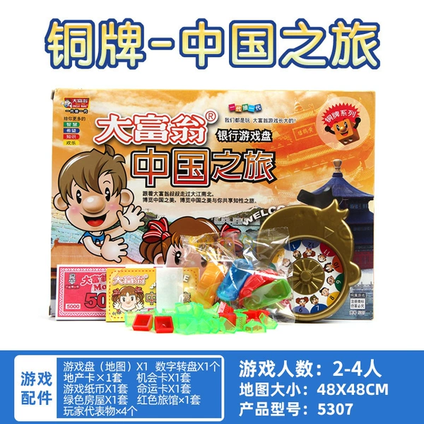 Monopoly, copper "Journey to China"