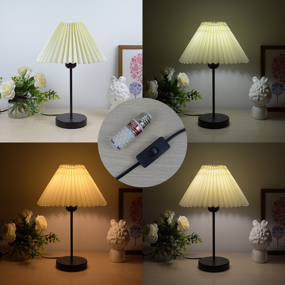 Moderno minimalista dormitorio metal pequeña lámpara de mesa Europea personalidad de la moda caliente estudio creativo sala de estar lámpara de noche led