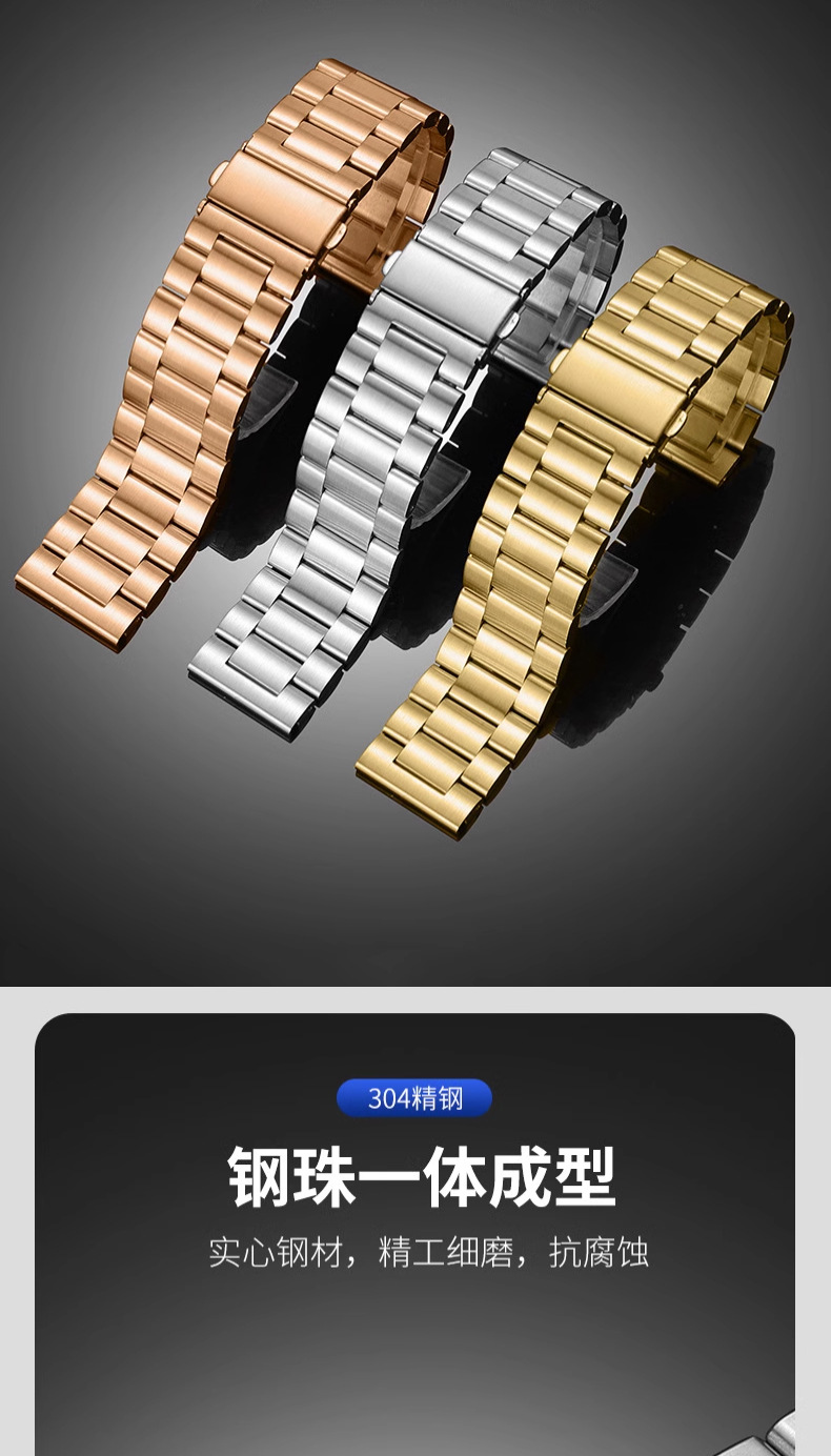 It is suitable for Apple iwatch straps made of stainless steel S10, Huawei gt5 straps and 24mm smartwatch straps undefined