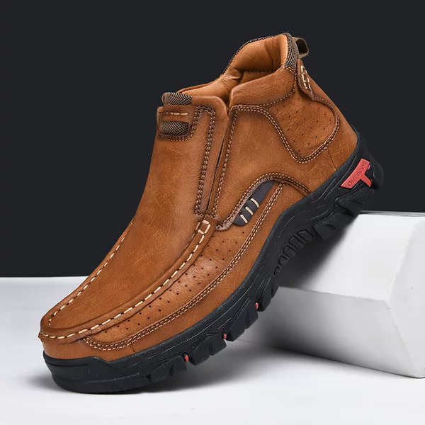 2025 New Cross-border Men's Explosions Martin Boots New plus size Men's Boots Outdoor Men's Shoes Short Boots Casual Leather Shoes for Men