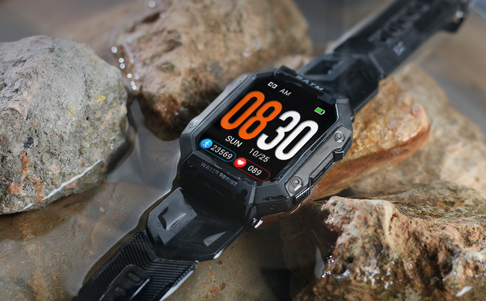 Montre connectée c20pro grand écran bluetooth sport cardio_voghion.com