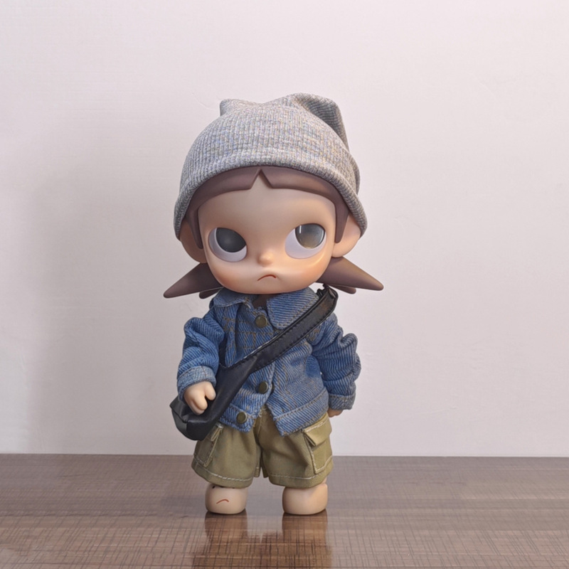 Zsiga's Dream Place Baby Clothes Bjd1/8 Points Ob22 Small Cloth Doll Outfit Gazi Sister Knitted Hat Denim Jacket
