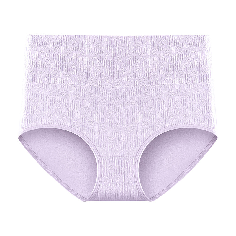 Ropa interior de algodón puro para mujer, cintura alta, abdomen, caderas, talla grande, ropa interior de algodón triangular de mm gordo, refrescante y sin costuras