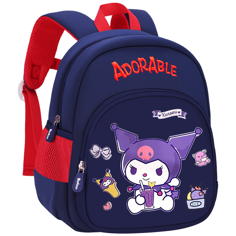 26 nueva mochila de jardín de infantes de dibujos animados lindos mochila anti-perdida niñas y niños materiales de buceo bolsas pequeñas mochila para niños