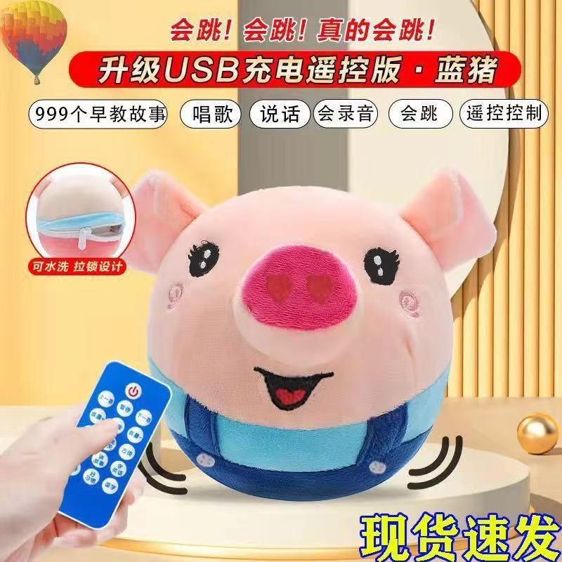 [리모컨 모델] Blue Pig + USB 충전 케이블
