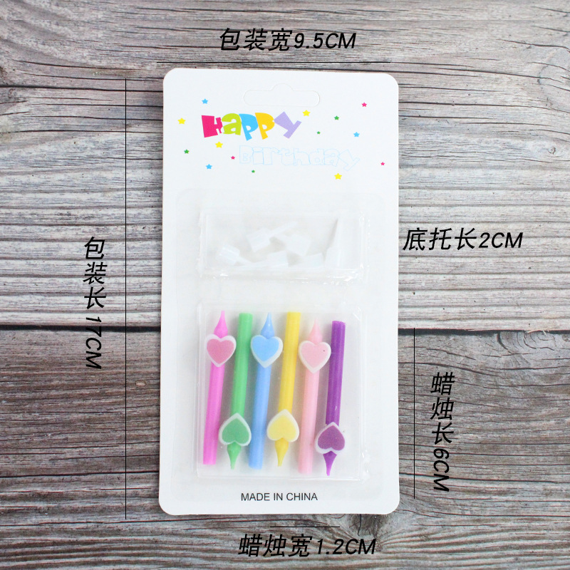 Vela de cumpleaños de dibujos animados al por mayor popular fiesta de flores oso dinosaurio donut cara sonriente vela de pastel para niños