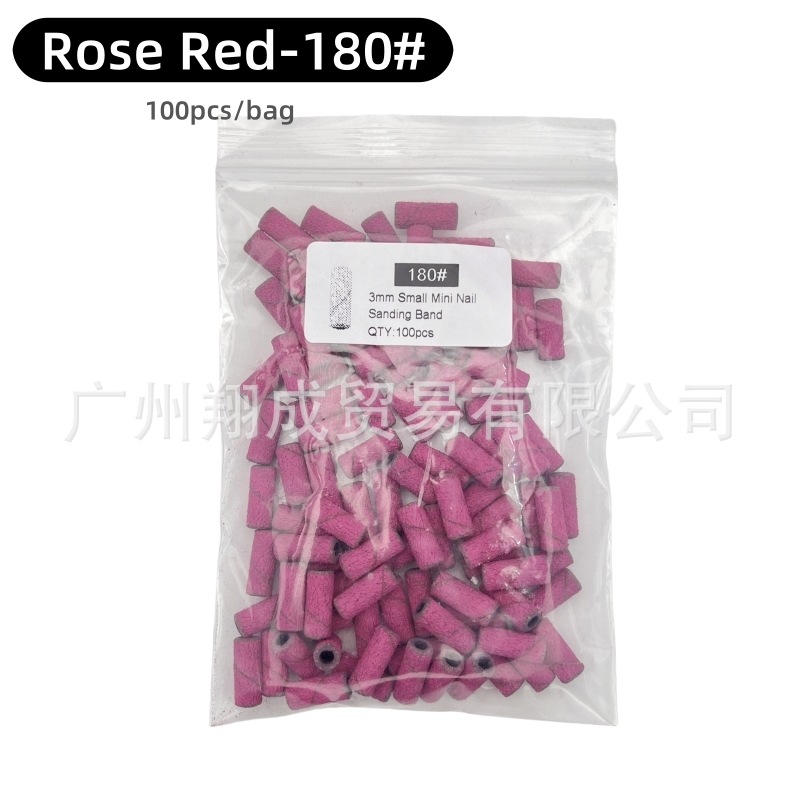 Internet celebridad anillo de arena de uñas de tamaño pequeño rodamiento mini conjunto anillo de arena núcleo del eje manicura removedor de uñas cabeza de molienda 3,1mm