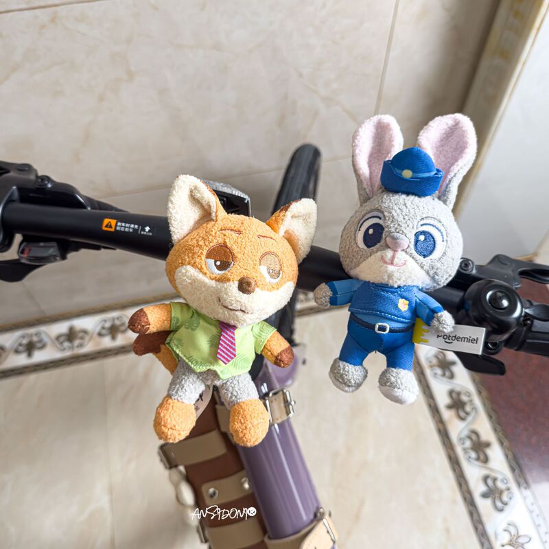 Road Mountain Bike Riding Pendant Bicycle Decoration Accessories Children's Balance Electric Motorcycle Interesting Doll Female