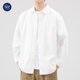 Qiqiu men's fashion brand Japanese all-match cotton long-sleeved shirt men's commuter American retro shirt casual jacket