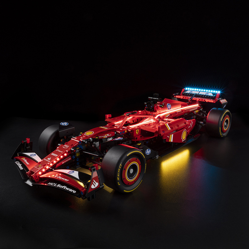 Ky Can Be Evenly Applied to Lego 42207 Ferrari Sf-24F1 Racing Car Led Building Block Toy Lighting Ky Can Be Evenly Applied to Lego 42207 Ferrari Sf-24F1 Racing Car Led Building Block Toy Lighting