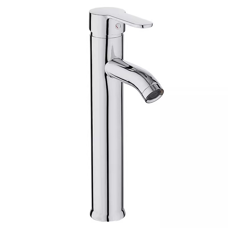 304 acero inoxidable lavabo grifo de agua caliente y fría lavabo grifo de un solo orificio lavabo lavabo grifo de lavabo