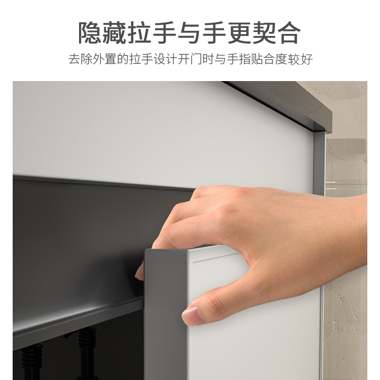 Placa de roca espacio de aleación de aluminio gabinete de baño combinación baño lavabo baño Baño mueble de baño lavabo integrado