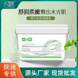 美容院专用软膜粉1000克马齿苋积雪草面膜粉补水保湿涂抹面膜批发