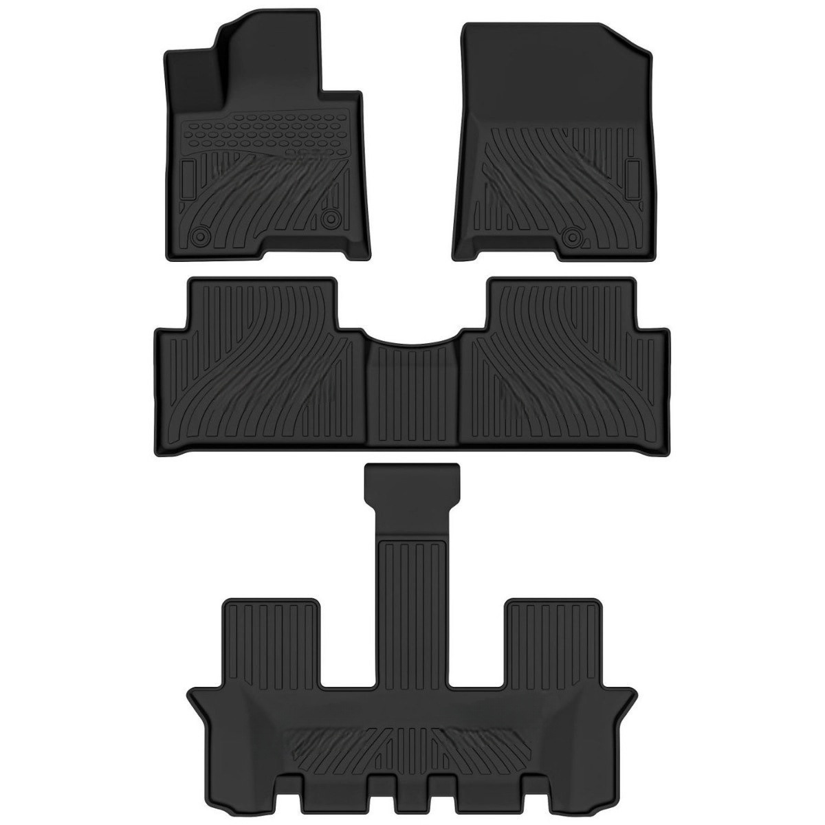 Specialized Kia Sorento 6-Seater 7-Seater Mq4 Car Floor Mats Tpe Rubber Waterproof Carpet Trunk Mat