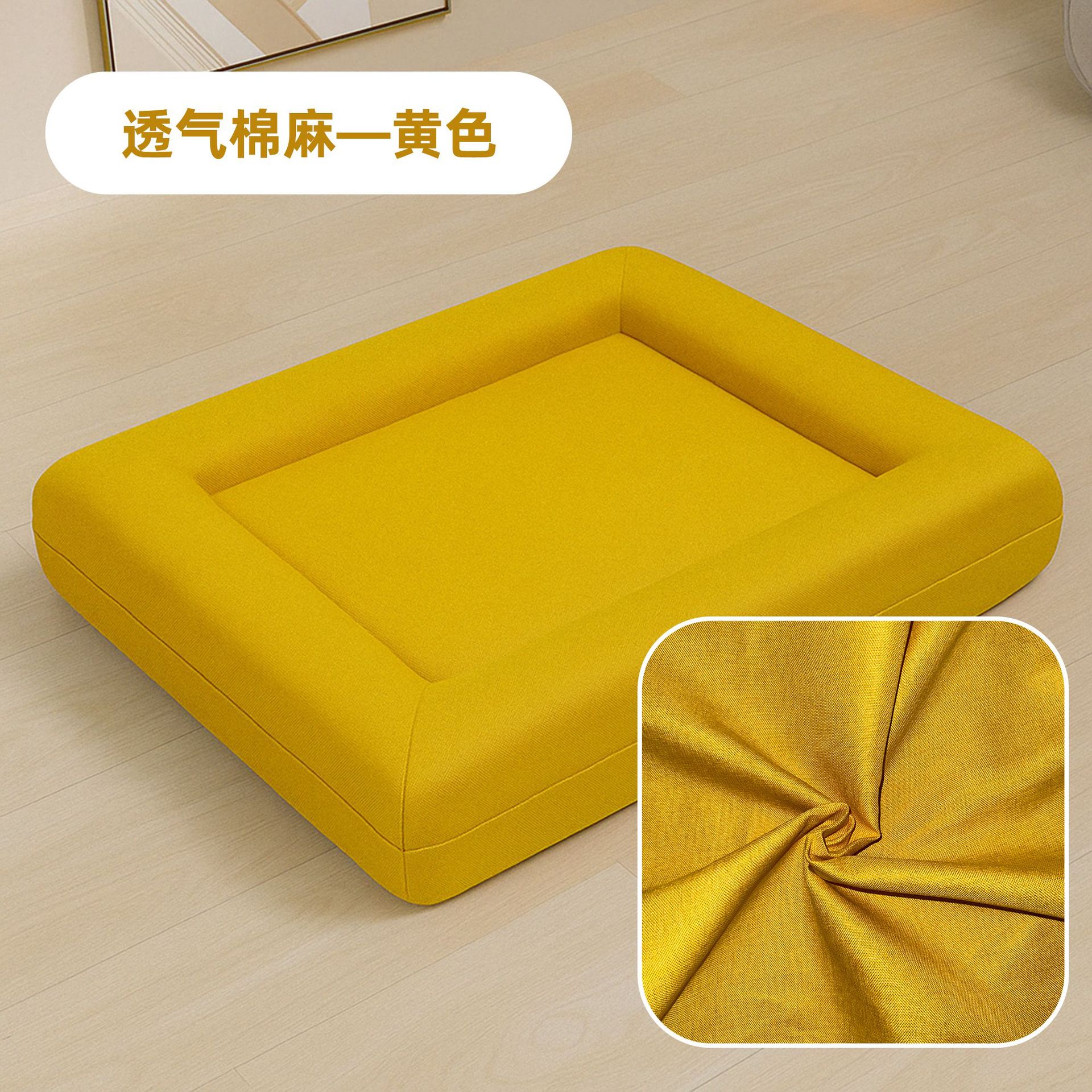 Cama rectangular personalizada para mascotas 2025, sofá cama para perros, colchoneta para mascotas image 17