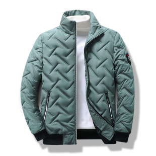 Men's Outwear Autumn and Winter New Men's Cotton Outwear Korean Style Trendy Short Stand-Up Collar Light down Cotton Outwear for Men