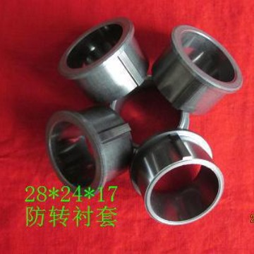 厂家供应冶金加工精密镶嵌含油制品粉末镶嵌件高品质磁控轴套