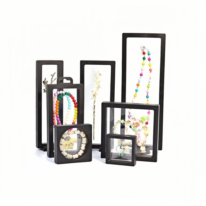 Wholesale Multi-Model Plastic Pe Film Suspension Packaging Jewelry Box Badge Small Gift Storage Display Packaging Box
