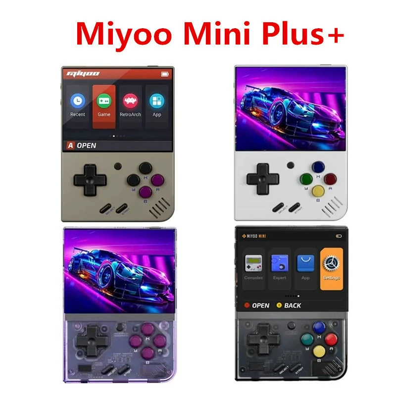 MIYOOO MINI Plus+Open Source GAME BOX Retro Game Machine Classic Portable 3.5 -inch HD