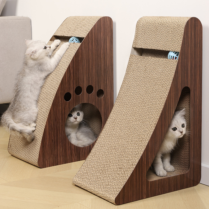 猫抓板耐磨不掉屑耐抓瓦楞纸防猫抓沙发保护猫咪猫爪板立式磨爪器|undefined