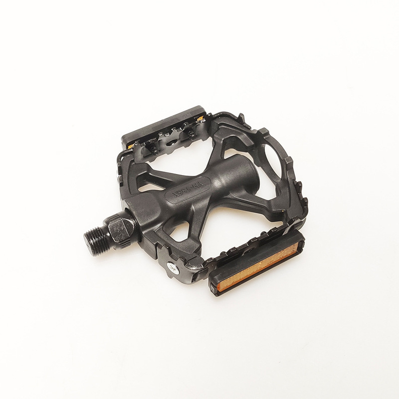 Yonghua Black Wide Platform Bicycle Pedals Mountain Bike Plastic Pedals Non-slip Ball Bearing Pedals
