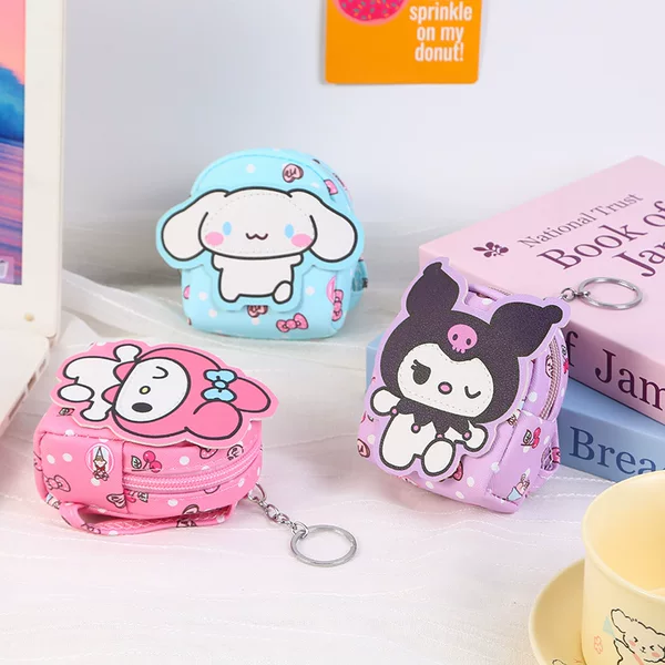Coin Purse Ins Style Lovable Hanging Bag Small Bag with Mini Card Key Headset Storage Small Wallet