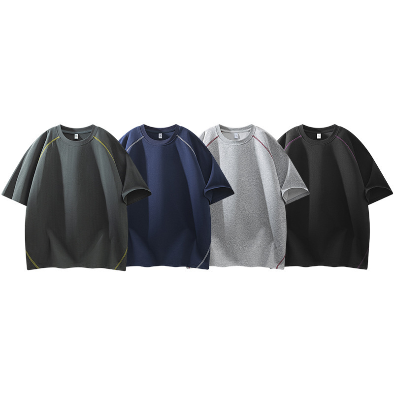 Plus Size Round Neck Short-Sleeved Men's Summer Trendy Brand Short-Sleeved Loose and Versatile Half-Sleeved Large Size T-Shirt for Boys M-8Xlt Shirt