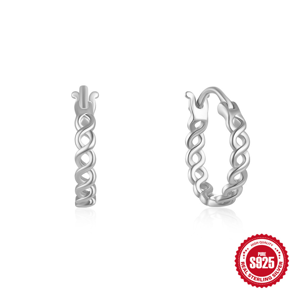 Hollowed-out Infinite Cross Earrings For Women