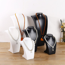 树脂人像模特项链展示架挂吊坠架橱窗首饰陈列珠宝道具饰品展示架