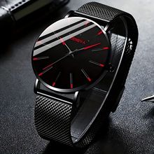 速卖通爆款2019新款时尚日内瓦情侣男士女式简约商务网带石英手表