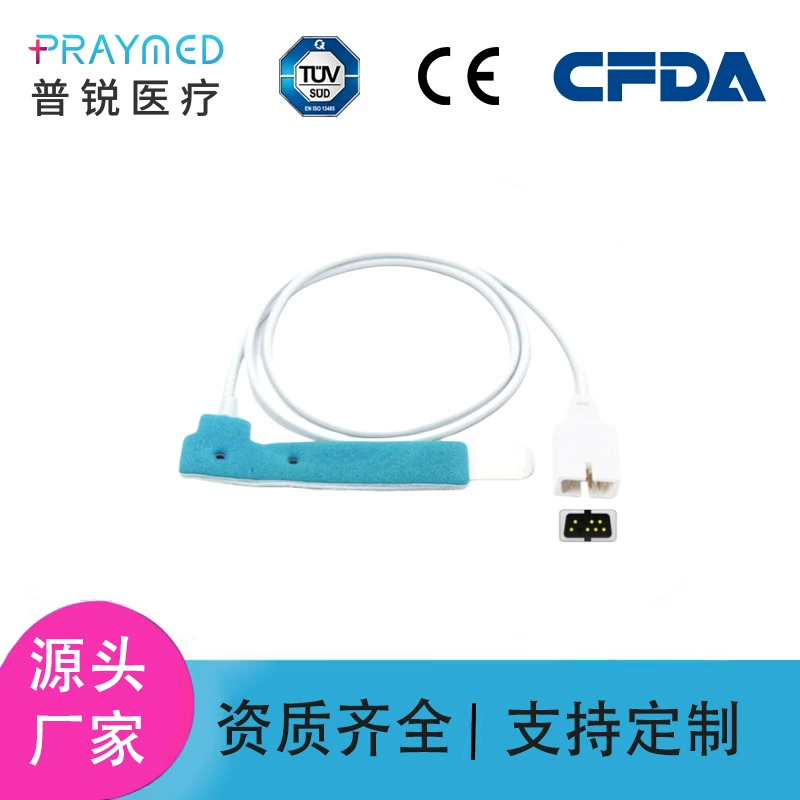 Совместим с NELLCOR Одноразовые неонатальные нетканые ткани/губки кислородный зонд 7 игл