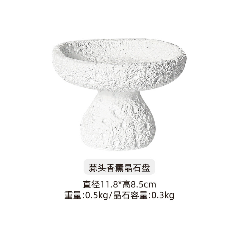 隕石拡香石家庭用結晶石アロマ小衆高級置物無火アロマ精油持続アロマ容器皿|undefined