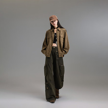 拓谷设计感老钱风牛仔衬衫女早秋新款时髦休闲百搭长袖衬衣外套女