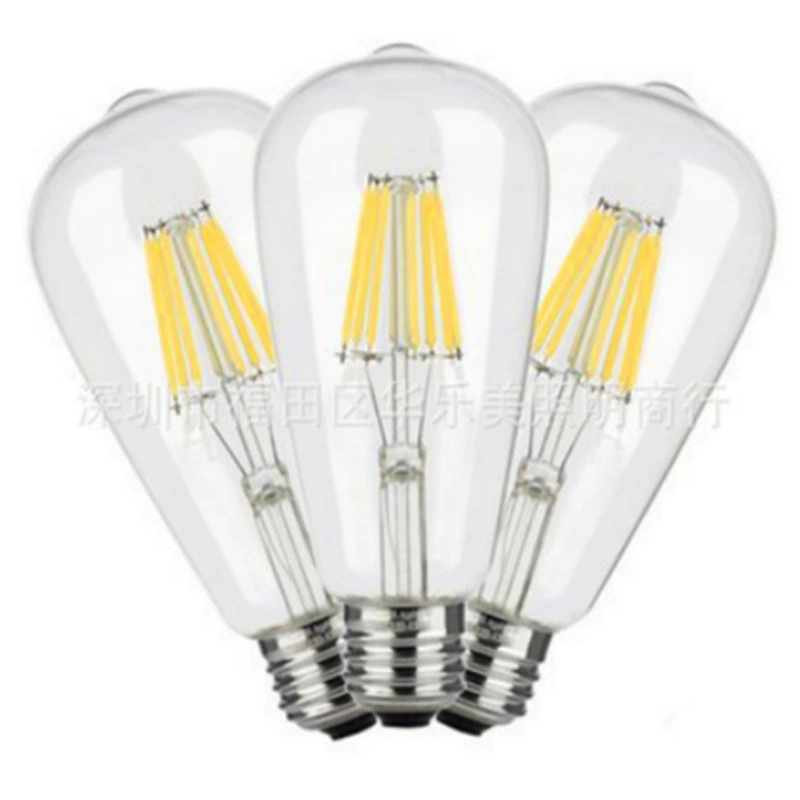 LED retro bulb, incandescent lamp, pacifier, E27