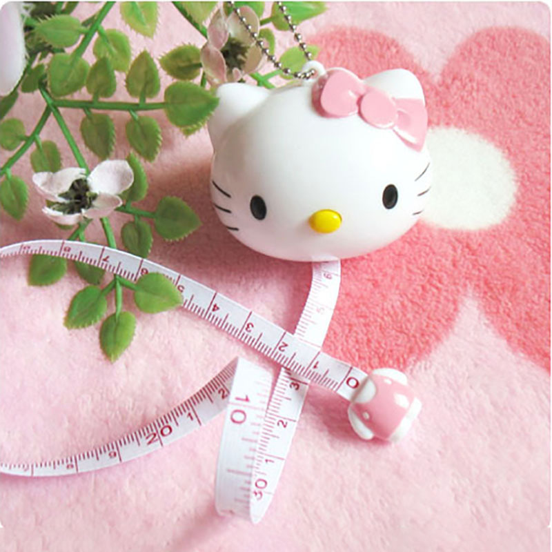 卡通小卷尺迷你皮尺米尺多功能高精度可爱量三围腰胸围软尺子测量
