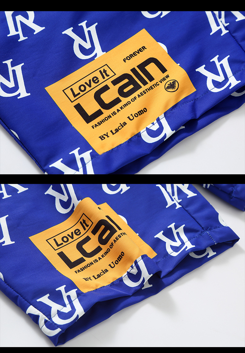 À la mode pour les hommes portent des pantalons de sport décontractés de marque de mode, vêtements de plage, beaux shorts tendance_voghion.com