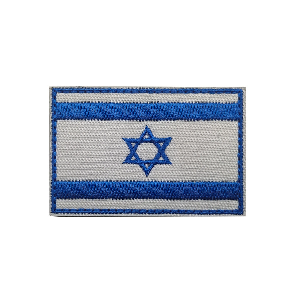 Asian flag Israeliflagspatch Israel flag cloth Velcro armband embroidered patch badge