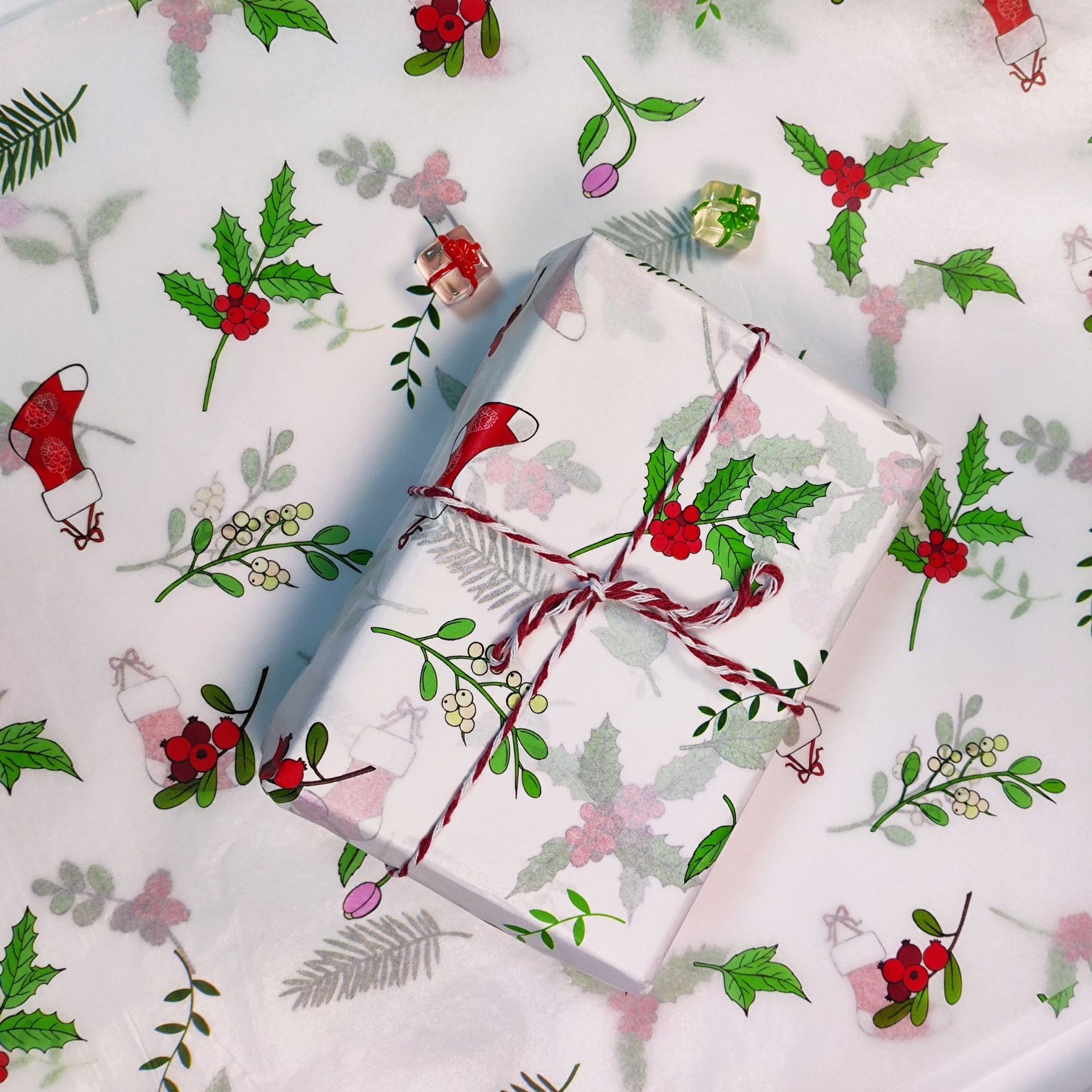 YIigoode Navidad serie de papel de Sydney Papá Noel lámparas de colores muletas elementos de arco al por mayor papel origamible