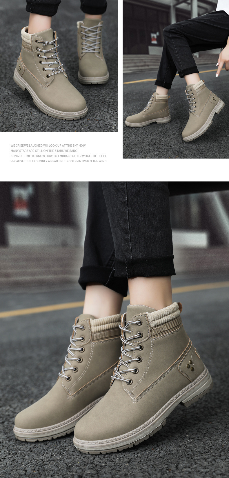 2023 nuovi stivali Martin in stile coreano di grandi dimensioni stivali da donna per il commercio estero transfrontaliero stivali da esterno con suola spessa autunnali e invernali all-match sin_voghion.com