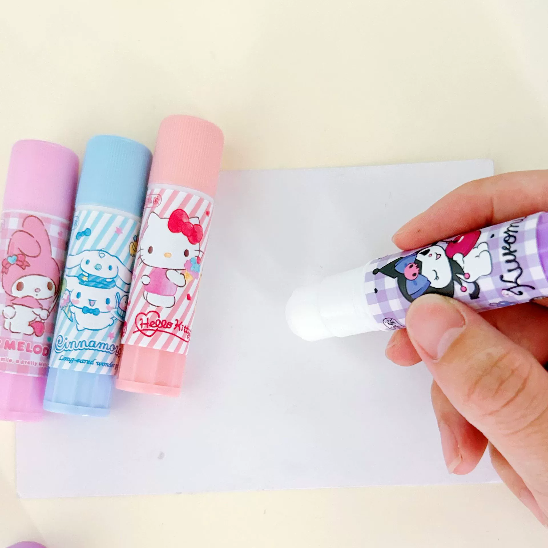Sanrio, клей-стик, канцелярия милыми мультяшками для учащихся начальной школы, опт