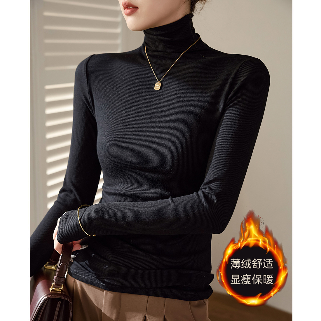 블랙(얇은 벨벳)