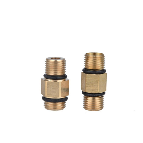 Foam pot adapter accessories wholesale car washing machine water gun foam spray pot adapter high pressure PA pot butt joint